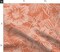 Orange Floral Tropical Frangipani Plumeria Polynesian Palm Leaves Flowers Aloha Hawaii Salmon Peach Custom Printed Fabric by Spoonflower Various Fabrics by the Yard or Fat Quarter